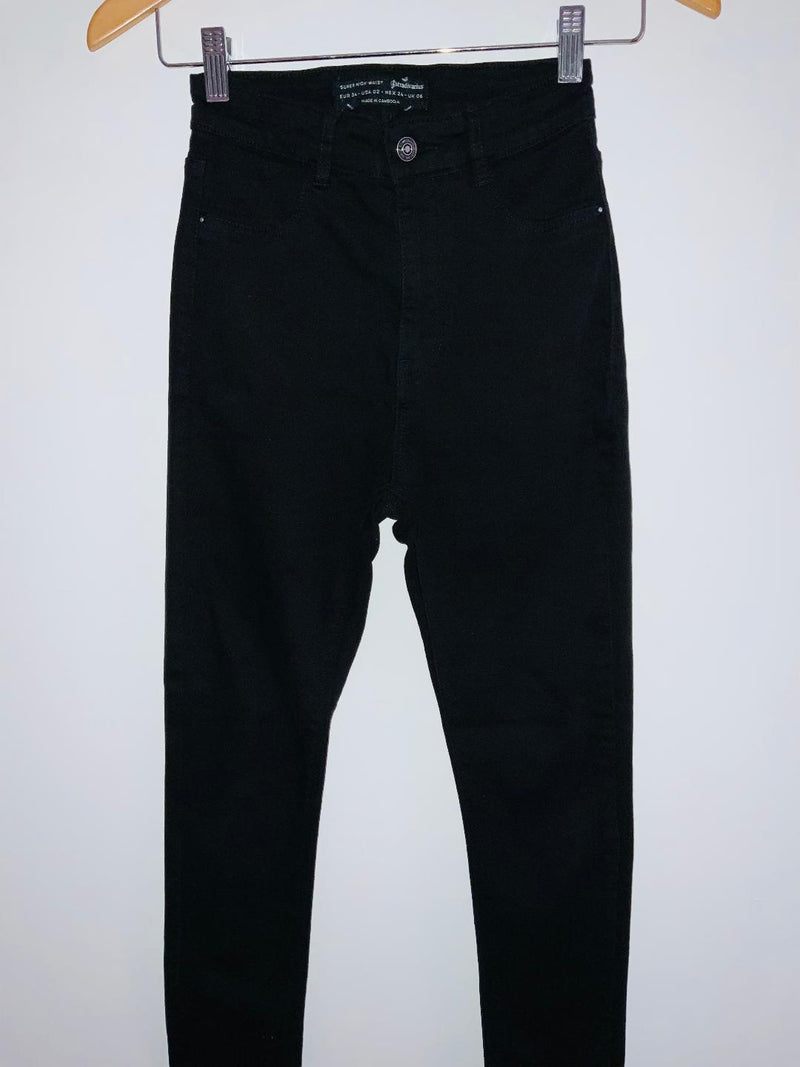 STRADIVARIUS Pantalón jeggin cinco bolsillos tiro alto.Talla 34 ( 4 )