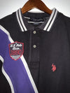 U.S POLO ASSN Polo para hombre con corte diagonal. Talla XL