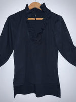 QURUBA Blusa cuello bolero. Talla S