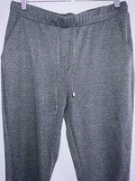 NEWBOAT Pantalón tipo jogger a cuadros para mujer. Talla L/XL