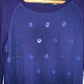 KERSH Sweater liviano con aplicaciones. Talla XL