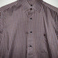 THOMAS ENGLAND Camisa preteñida a cuadros para hombre. Talla M