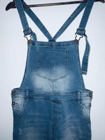 OFFCORSS Overall en indigo con procesos. Talla 14