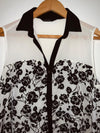 RAGGED Blusa con corte estampado. Talla L