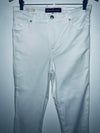 GLORIA VANDERBILT Pantalón cinco bolsillos blanco. Talla 10