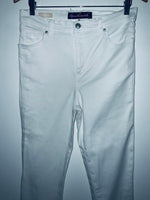 GLORIA VANDERBILT Pantalón cinco bolsillos blanco. Talla 10