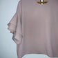 ZARA blusa con mangas con boleros. Talla S