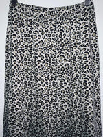 CARMEL Falda larga estampada animal print. Talla 8 ( S )