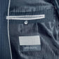 ARTURO CALLE Traje en lana raya tiza para hombre. Talla XL*