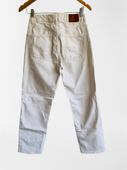 ZARA Pantalón cinco bolsillos en dril Talla 36