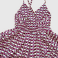 ENTERIZO Falda short estampado. Talla S/M*