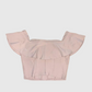 STUDIO F Top con arandela y botones. Talla S