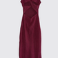VESTIDO Largo acanalado. Talla S*