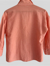 ESPRIT Blusa camisera a rayas coral. Talla S