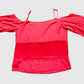FDS Blusa con cortes y hombros destapados. Talla L