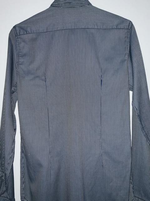 ZARA MAN Camisa mini rayas azul. Talla M