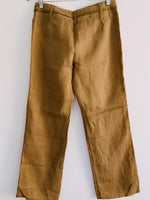 BASEMENT Pantalón bota recta en Ramio. Talla 8