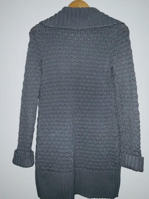 CALVIN KLEIN Sweater tejido cruzado con cierre. Talla XS