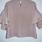 ZARA blusa con mangas con boleros. Talla S