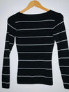 COLLOSEUM Sweater Básico con líneas. Talla XS