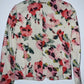 COLOR SIETE Chaqueta blazer estampada flores. Talla XS