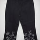 WORTHINGTON Pantalón en dril bordado. Talla 10 Americana