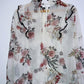 ZARA Blusa Estampada con boleros. Talla L