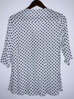 BLUSA en viscosa estampada. Talla S