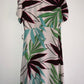 CÉNTRICA Vestido Cruzado estampado. Talla L