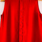 ZARA Blusa sin mangas con pliegue. Talla M