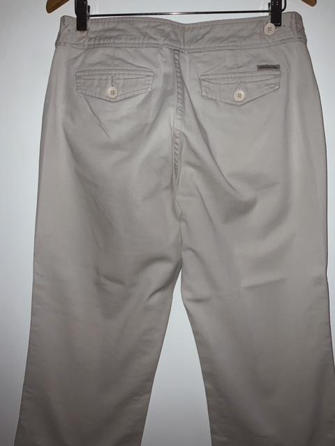 CALVIN KLEIN Pantalón en dril para mujer. Talla 8 Americana