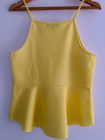 MATERIAL GIRL Top de tiras con corte. Talla XL