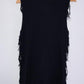 KOAJ Chaleco efecto pelos con borlas. Talla L