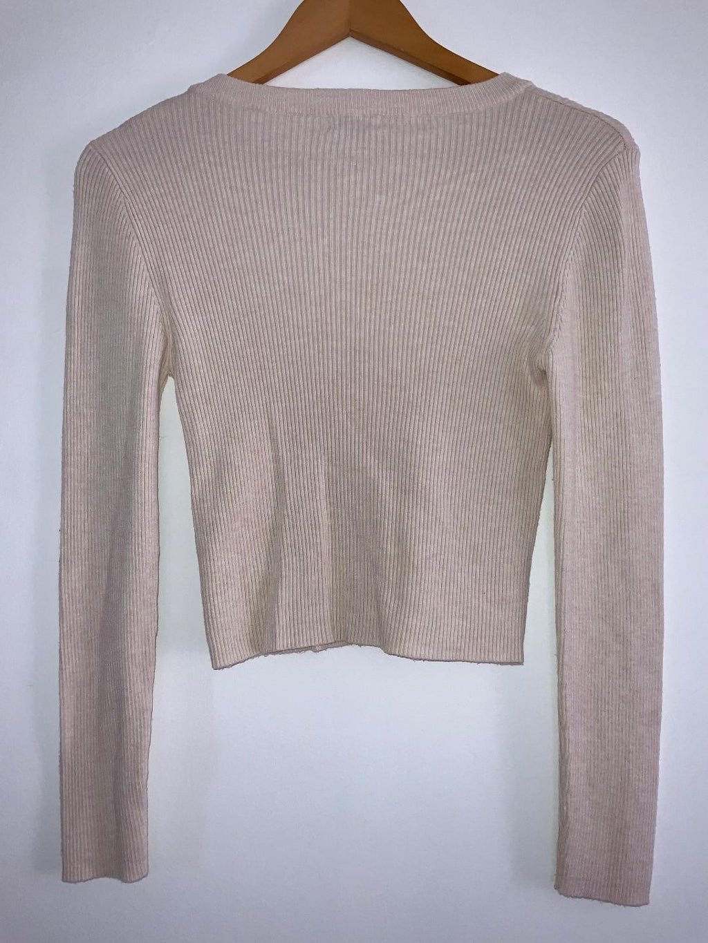 STRADIVARIUS Sweater básico corto.Talla M