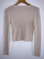 STRADIVARIUS Sweater básico corto.Talla M