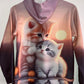 BUZO Estampado gatos. Talla XS*