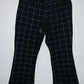 LARK + GREY Pantalón estampado a cuadros. Talla L
