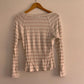 EDC Camiseta a rayas acanalada. Talla M