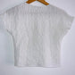 ZARA Camiseta en tela con textura. Talla S