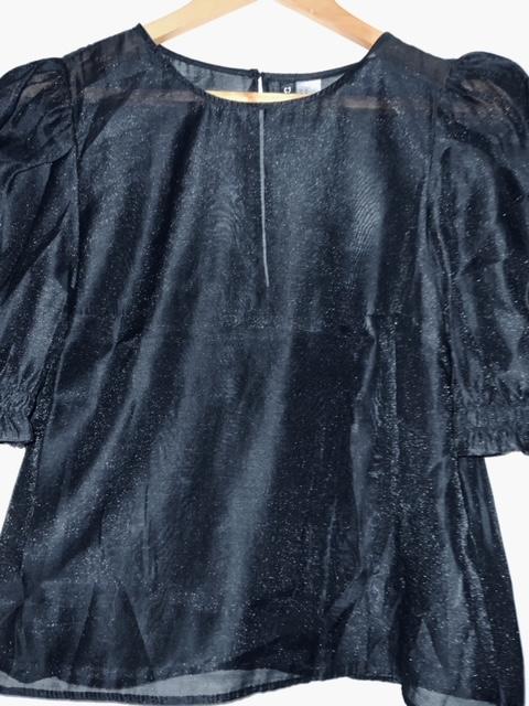 H&M Blusa mangas bombachas. Talla M