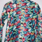CHAQUETA Estampada flores. Talla L