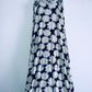 FOREVER21 Vestido largo estampado margaritas. Talla S