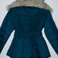 KENZO Chaqueta abullonada con cuello removible. Talla M