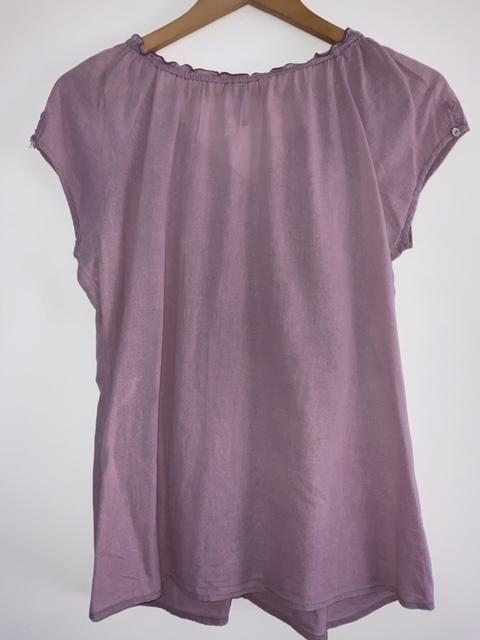 TOTTO Blusa liviana con boleros. Talla S