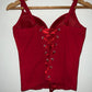 TOP Tipo bustier con aplicaciones. Talla 36 ( L )