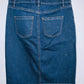 TALBOTS Falda en indigo cinco bolsillos. Talla 4 americana*