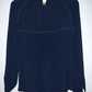 ZARA Blusa con pespuntes decorativos. Talla M
