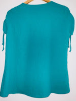 BLUSA manga corta con bolsillo. Talla 16 ( XXL )