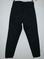 ZARA Jean Mom cinco bolsillos negro. Talla 34 ( 4 )