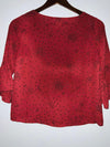 ANN TAYLOR Blusa cuello redondo estampada. Talla XS